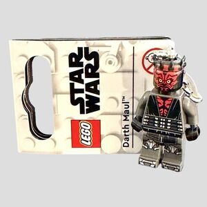LEGO Star Wars Darth Maul Minifigure Keychain 854188 The Clone Wars Key Ring NWT